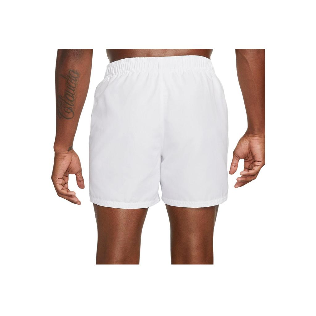 Nike Elastic Waist Solid Color Casual Shorts Men Bottoms White NESSA560-100