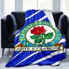 Rovers Crest Football Club Bedruckte Decken Weiche Flanelldecken für Sofa Bett Geschenke für Männer Frauen Picknickdecke Weihnachtsgeschenke