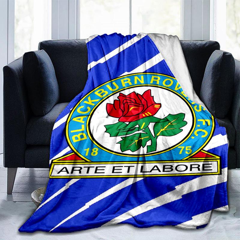 Rovers Crest Football Club Bedruckte Decken Weiche Flanelldecken für Sofa Bett Geschenke für Männer Frauen Picknickdecke Weihnachtsgeschenke