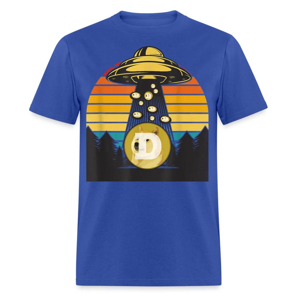 Футболка Dogecoin To the Moon Doge HODL Ракета Крипто Мем НЛО Футболка Размер S-6XL M
