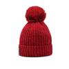 Knitted Bobble Hat Ladies Kids Beanie Warm Winter Pom-Pom Woolly Matching Cap