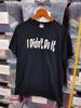 I Didn't Do It Graphic Phrase Size L Ligntly Worn Black Humor Tee A296 Unisex T-Shirt