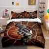 Vintage Revolver Decor Set Bedding Set With 1 Duvet Cover 2 Pillowcases Single Double King Queen, Gift