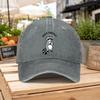 Unisex Raccoon Baseball Cap  Lightweight Duckbill Hat with Hook  Loop Closure Washed Casual Cap for Unisex  Women