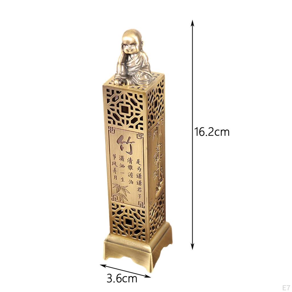 Censer Antique Style Carving Gift Home Fragrance Decoration Vertical Incense Burner