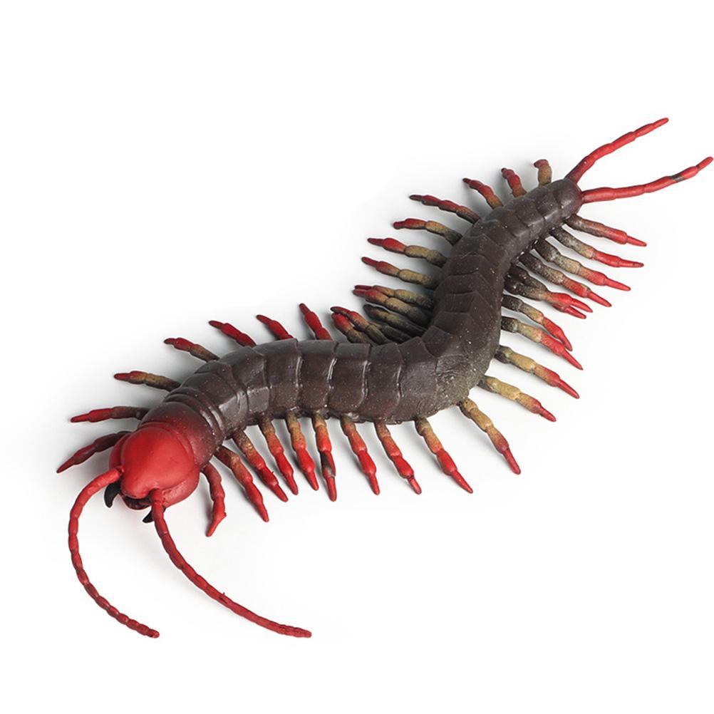 Realistic Animal Model Figurines Simulation TPR Rubber Centipede Figure Stress Relief Toy