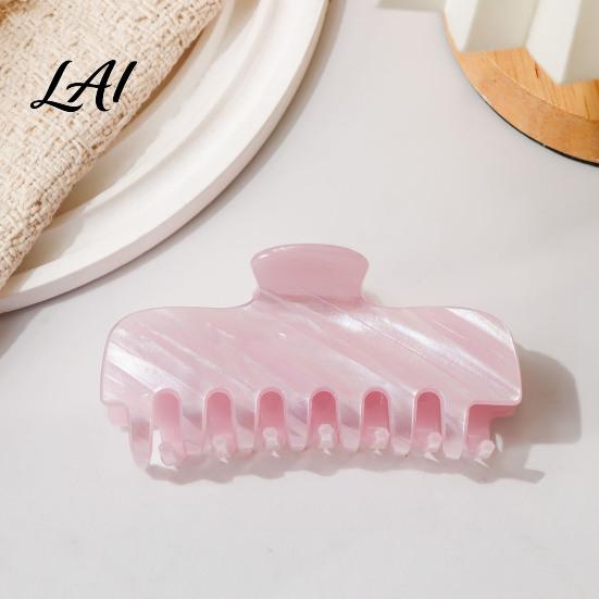 Anti Slip Hair Grips for Bun Pearlescent Claw Clip Non-Slip Clip Women Elegant Strong Soft Color Accessories Dating Hold Styling Decorative