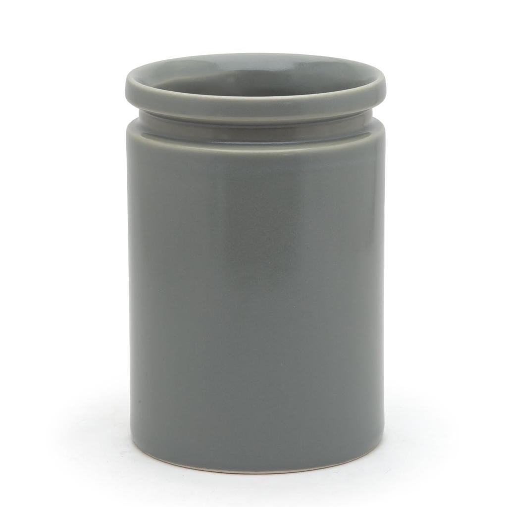 ZEROJAPAN Cylinder Tool Stand, Large, Silky Grayish Blue, KTC-20 SGB, Kitchen Tool, Chopstick Holder, Mino Ware, Made In Japan