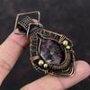 Pink Tourmaline Pendant Copper Wire Wrapped Pendant Gemstone Pendant Copper Wire Jewelry Handmade Pendant Engagement Gift Designer Pendant