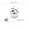 4Pcs/32pcs 16G Septum Nose Rings Stainless Steel Hoop Horseshoe Piercing Jewelry Tragus Cartilage Earrings for Women Men 6-12mm