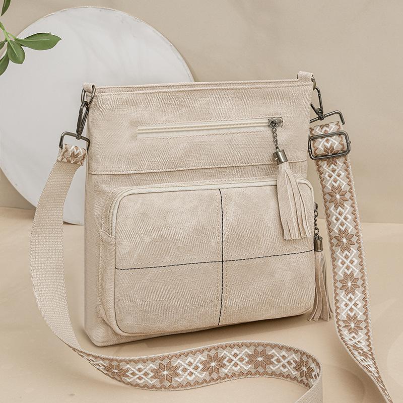 

Retro casual small square bag women s new high-end versatile shoulder messenger bag niche commuter bag
