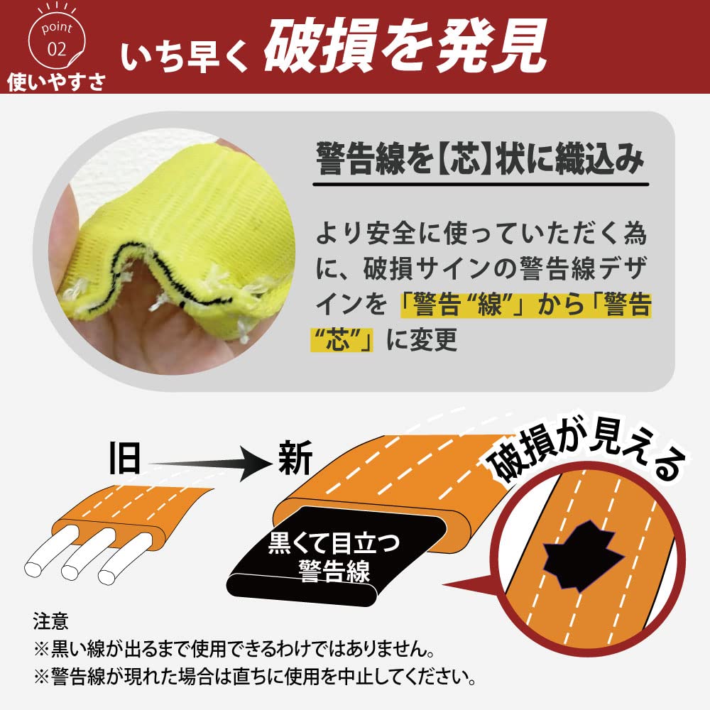 Best Answer Nylon Sling 800kg Load Fiber with Warning Work Improved Set of 2 Belt, Capacity, Belt, Tools, Gardening, Logistics, Storage, Securement,