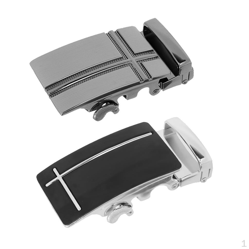 

2x Мужская пряжка для ремня Автоматическая скользящая защелка