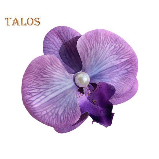 Women Hair Clip 3D Flower Decor Strong Grip Bang Hair Pin Photo Shoot Flower Styling Hairpin Hair Accessories