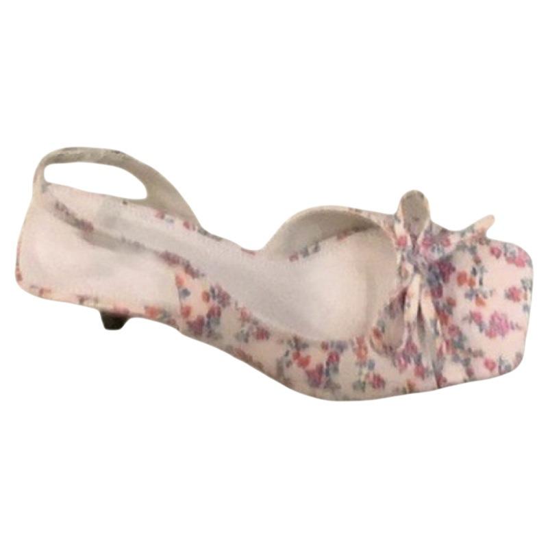 New Women's Shoes with Thin Heels One-strap Square-toed High Heels