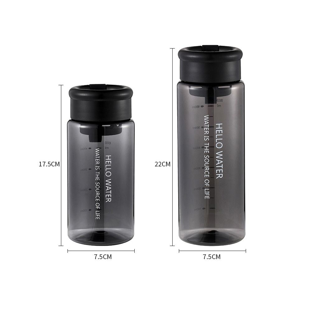 Auslaufsichere Einschichtige Plastikbecher mit Teesieb Trageseil Wasserflasche Wasserbecher