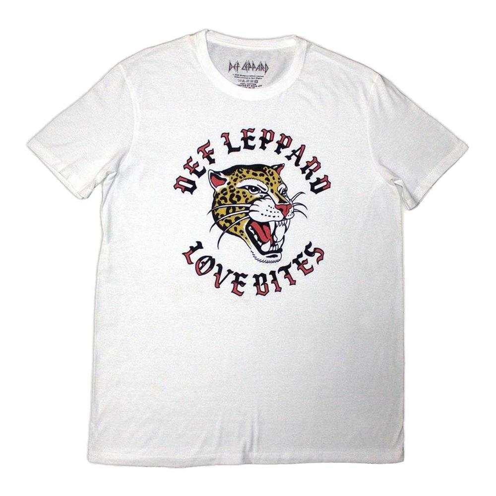 Def Leppard Unisex Adult Love Bites Circle T-Shirt