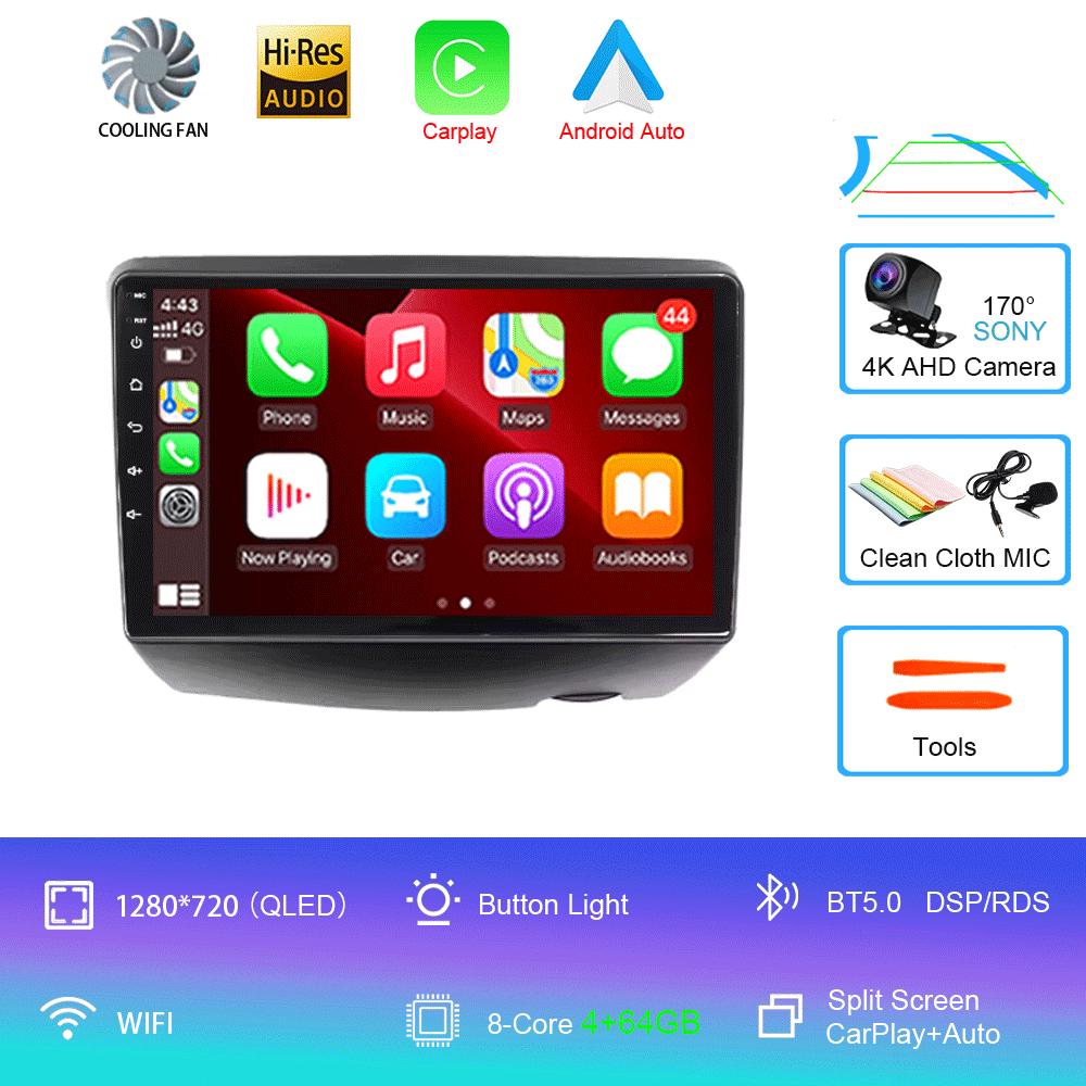 Android 14 Car Radio Multimedia For Toyota Vitz XP10 Yaris Platz Echo 1999-2005 Stereo Auto Carplay Autoradio GPS Navigation DSP