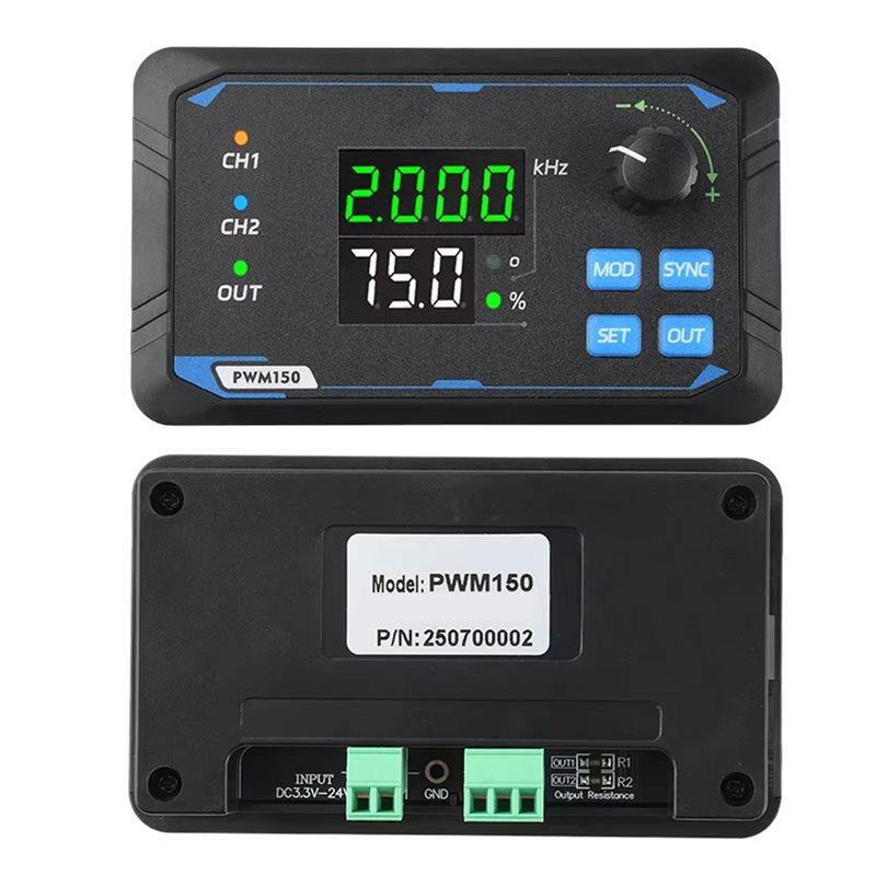 B97A-PWM150 Verstelbare Vierkante Golf Puls Signaal Generator Dubbel Kanaal DC5-24V Servo Motor Driver Frequentie En Duty Cycle Contr