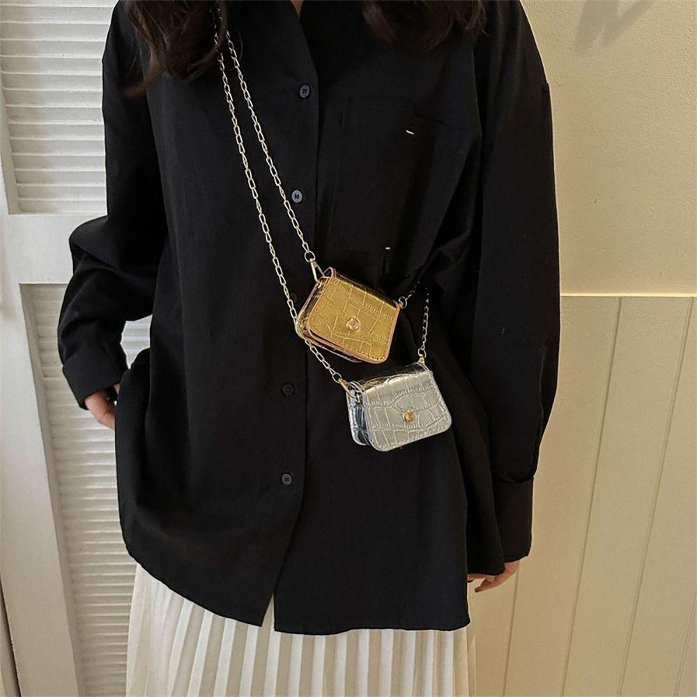 

Mini Crossbody Bags PU Handbag Korean Fashion Shoulder Bag Girls