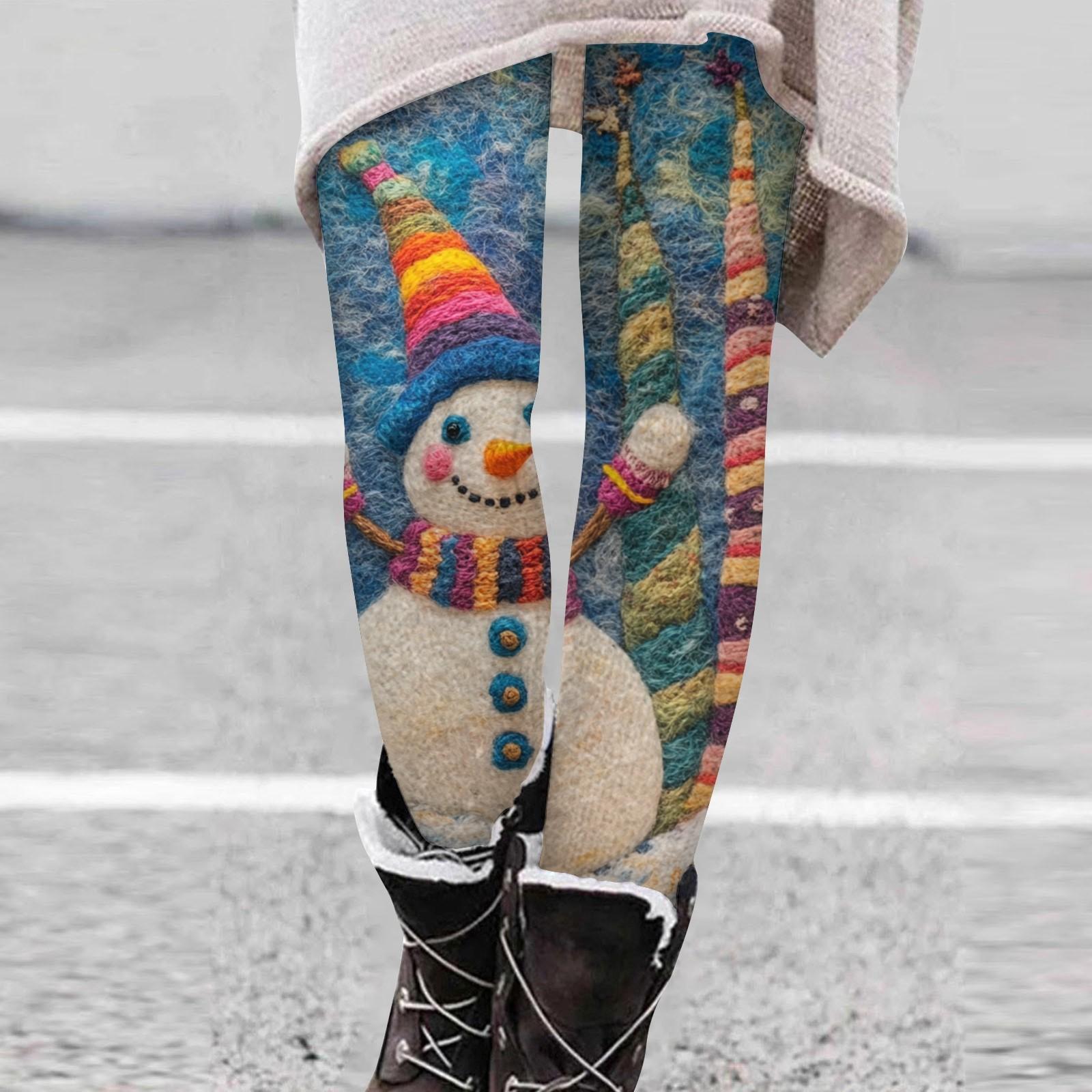 

Женские брюки с принтом, эластичные мягкие хлопковые леггинсы, повседневная домашняя пижама L синий