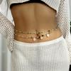 Bohemian Starfish Conch Rice Beads Waist Chain For Women Summer Beach Sexy Bikini Belly Chain Body Jewelry Vacation Accessories