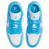 Air Jordan 1 Low Dark Powder Blue Gum Women Sneakers White Gum-Light-Brown DC0774-104