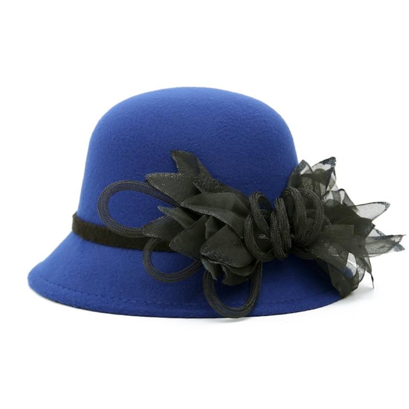 Elegant Flower Bucket Hat Breathable Hat Summer Tea Party Holiday Decors Vacation Hat Western Bowler Hat Style