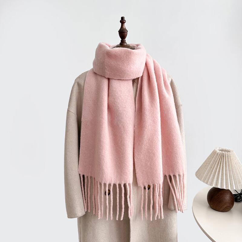 Women's Solid Color Wool Scarf