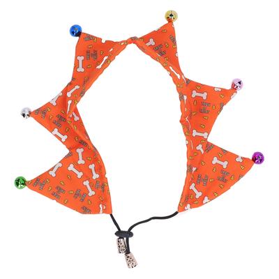 Hunde Weihnachts Halsband Verstellbar Dekorativ Niedlich Stilvoll Cartoon Muster Haustier Feiertags Halsband mit Glocke für Hunde Katzen