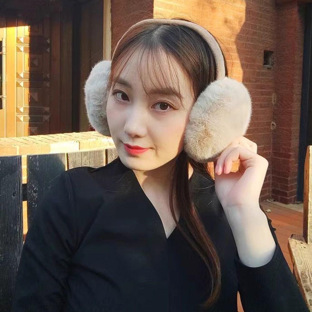 Foldable Warmth Eartips Adjustable Ear Covers Cute Warm Ear Cushions  Male Female
