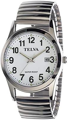 CREPHA Analog Japanese Quartz 3 ATM Water Calendar Function Simple and Stainless Steel 14mm Band Suitable for High School and Junior High School