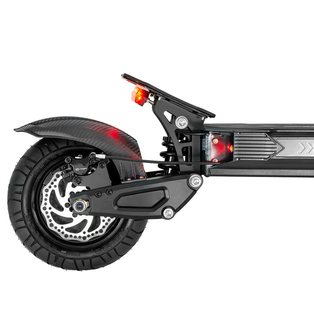Electric Scooter Boyueda G2 10" Tire 1600W Peak Motor Hydraulic Disc Brake 52V 19Ah NFC Unlock Max Range 60Km LCD Display Black