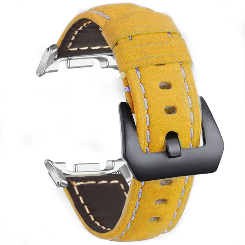 

Leather Strap for Samsung Galaxy Watch Ultra 2025 High Quality Vintage Frosted Band for Galaxy Watch 8/8Classic 46mm Accessories Watch Ultra 2025