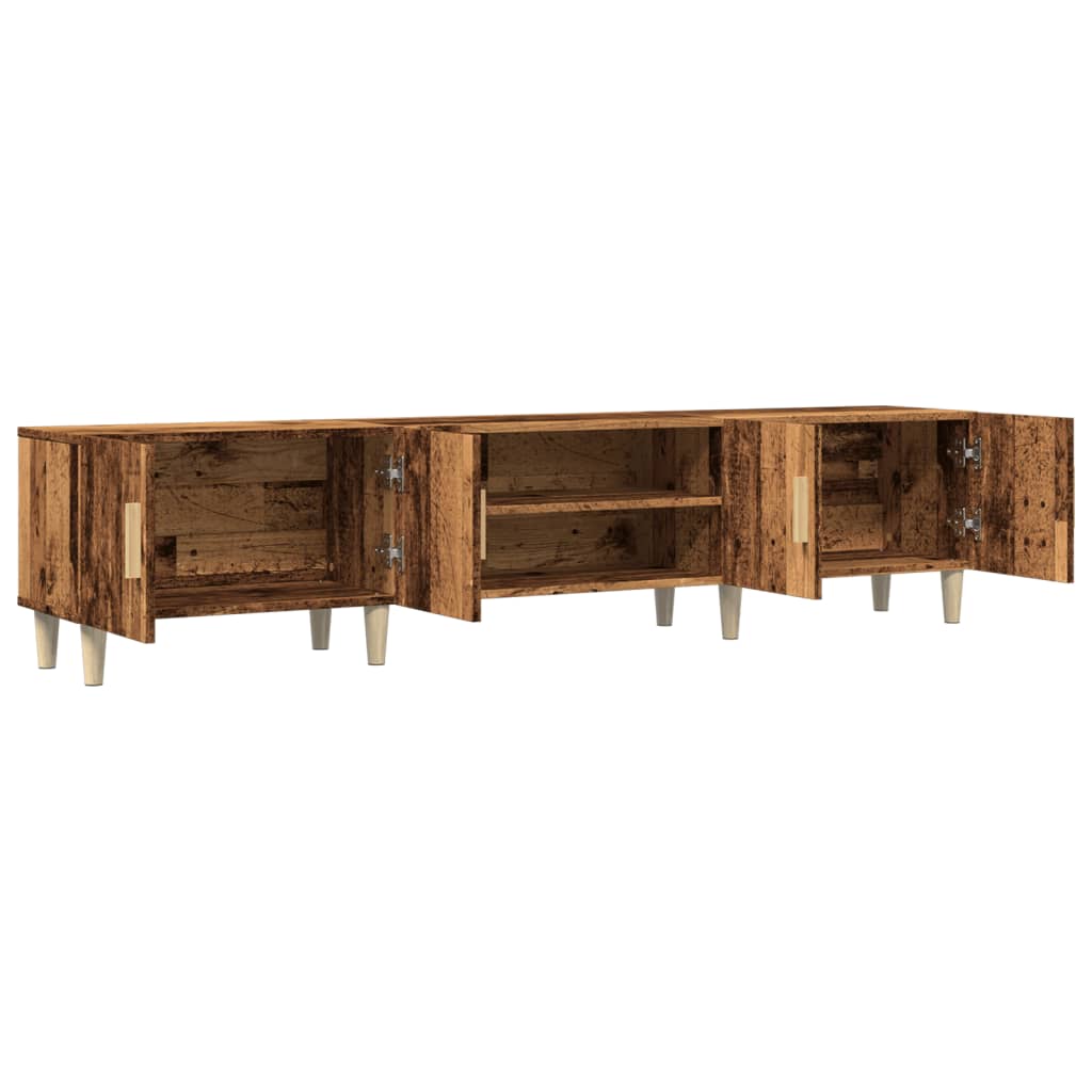 Vidaxl Szafka Tv, Stare Drewno, 180X31,5X40Cm, Materiał Drewnopochodny