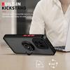 KEYSION Moda Mat Kılıf Xiaomi 13 Pro 5G Şeffaf Silikon + PC Halka Standı Darbeye Dayanıklı Telefon Kapak için Xiaomi Mi 13 Pro