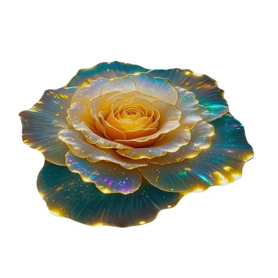 

3D Цветок Напольный Коврик Впитывающий Коврик для Ванной Комнаты Противоскользящий Цветочный Узор Ковер для Зоны Гостиной Спальни Прихожей Кухонное Украшение 40cm