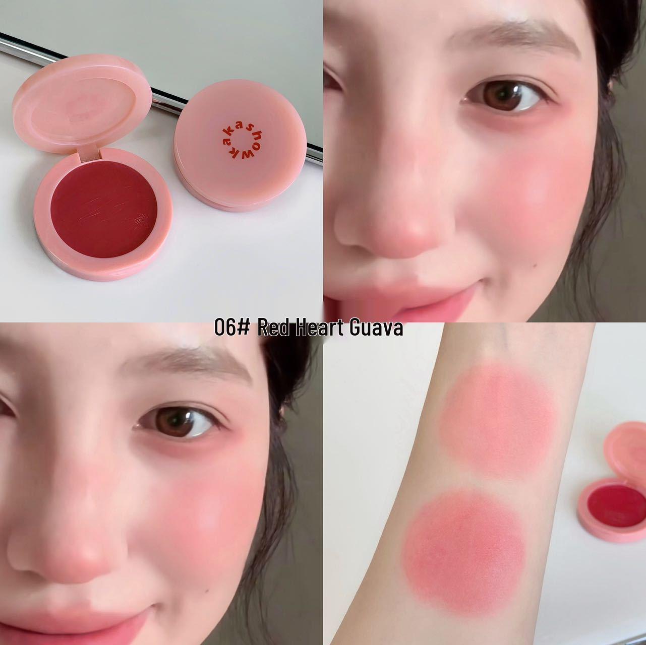 Kakashow Multi-Use Cream Blush - Silky Smooth, Natural  No-Makeup  Look, Delicate Color Payoff