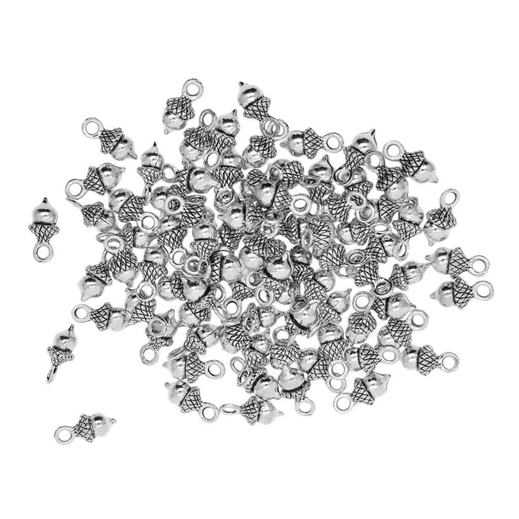 50Pcs Acorn Charms Pendant Findings