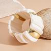 Vintage Resin Smudging Bangle Geometric Wide Chunky Acrylic Bracelets for Women Men Personality Acrylic Bracelet Hand Jewelry