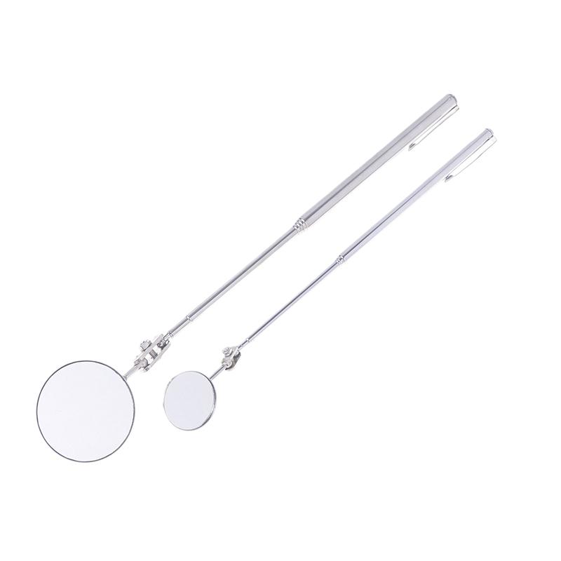Caneta de Observação de Ângulo de Carro Portátil de 30/50mm Lente de Detecção Telescópica de Carro Espelho Redondo de Inspeção Espelho de Inspeção de Carro