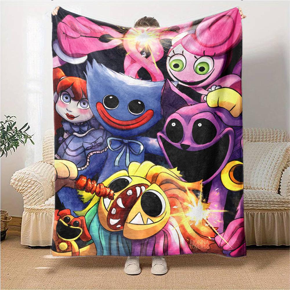 Spooky Characters Celebration Blanket Soft Throw Blanket For Home Bedroom Bed Sofa Travel Office Solid Christmas Blanket