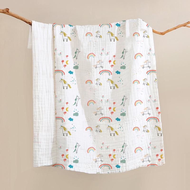 

High-Density Six-Layer Newborn Cotton Gauze Towel & Blanket 110*110cm