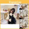 Trendy Childrens Pearl Chain Bag Modern Chic Handcrafted Weave Accessory Purse For Girls