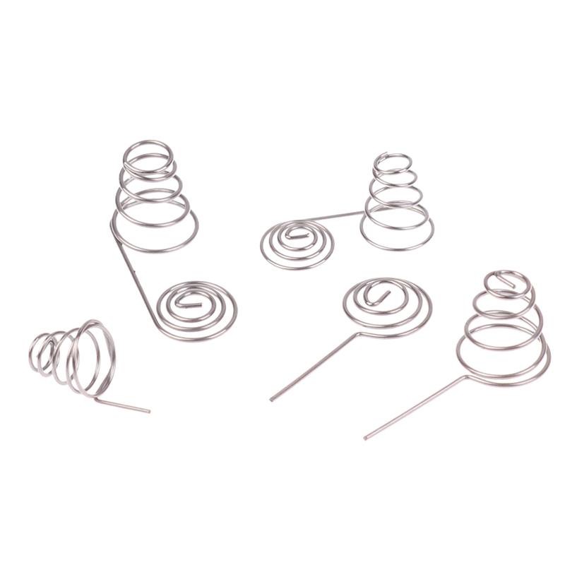 5Pcs Aaa Battery Nickel Wire Spring Aa Battery Negative And Positive Coils Spring Contact Plate Diy Accessories