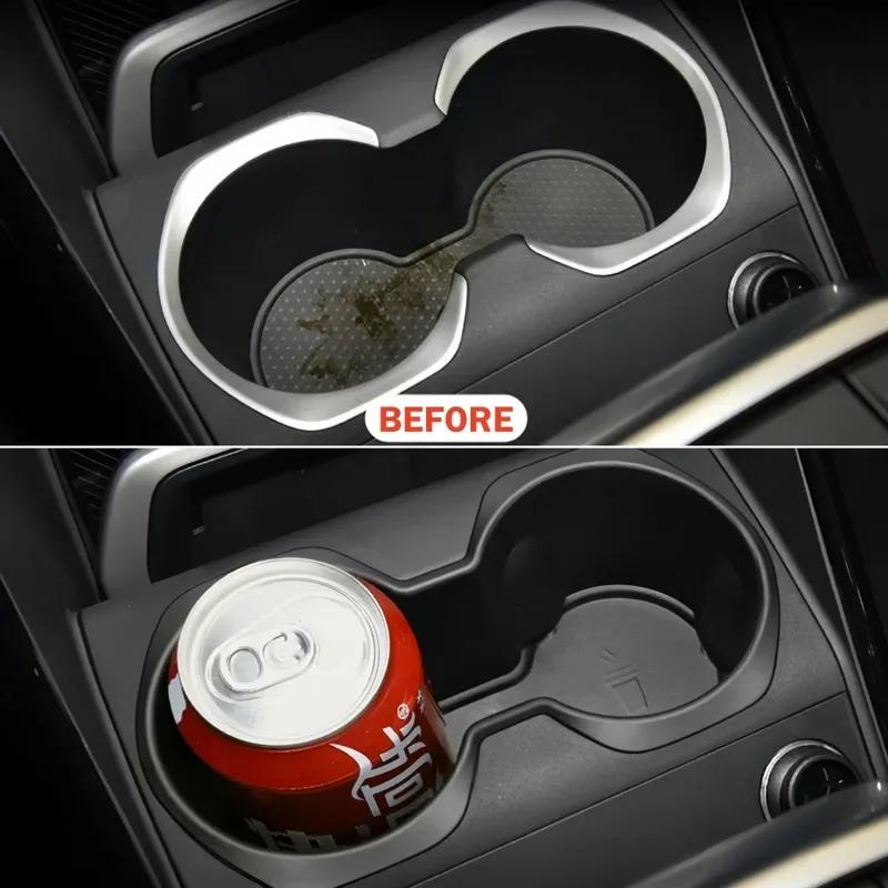 For BMW X1 U11 Center Console Organizer Tray  2024 U11 Lower Console Organizer Tray TPE Under Console Storage Box Cup Holder
