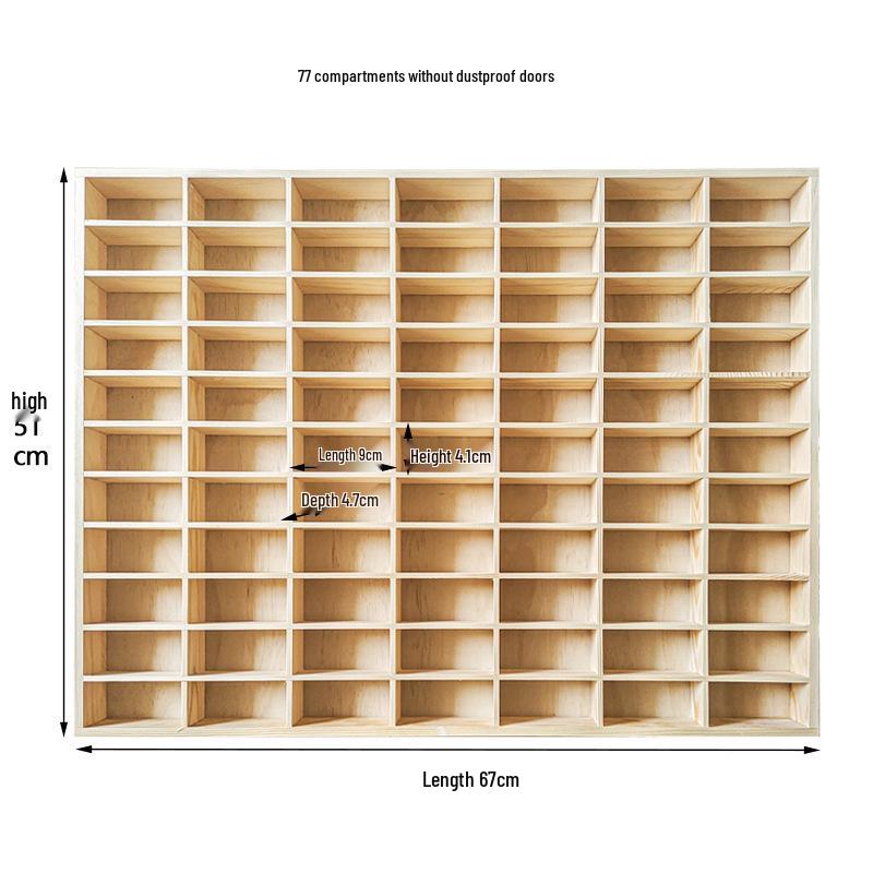 Diecast Car Model Display Rack for Tomica & Hot Wheels - Wall-Mounted Storage Cabinet for Toy Cars