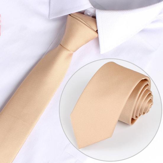 Men Suit Tie Narrow Design Solid Color Formal Suit Tie Business Banquets Weddings Suit Tie Outfit Accessory