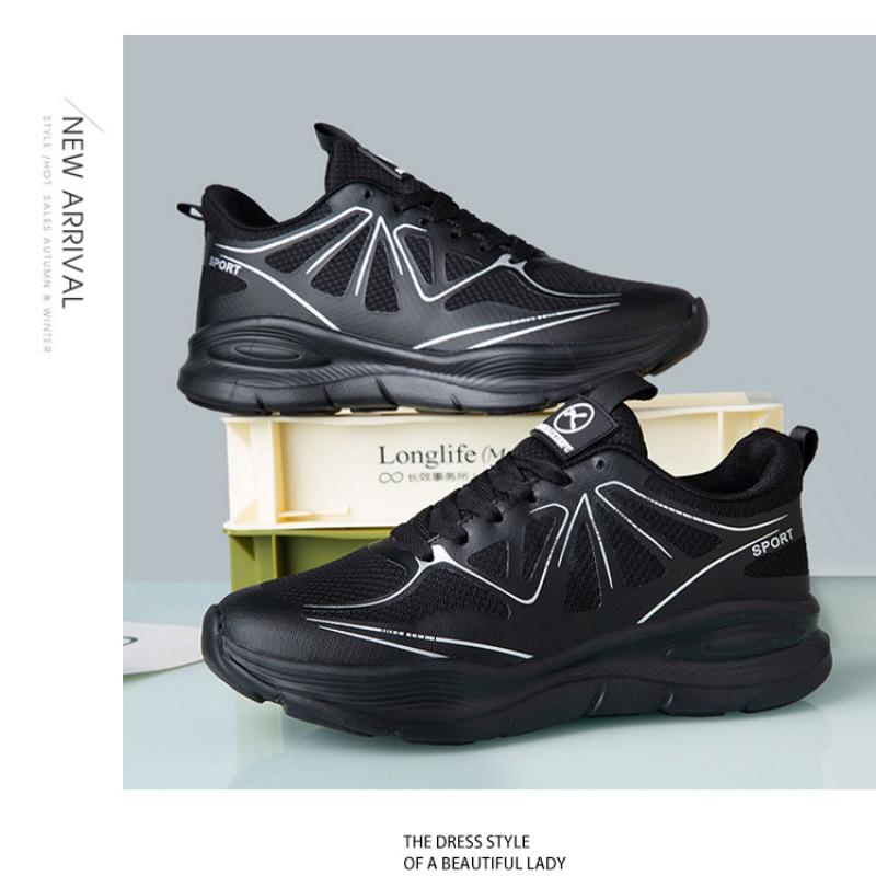 Sports Shoes, Shock-absorbing Jogging, Professional Thick Soled Casual Jumping Shoes, Breathable, Rebound and Wear-resistant Shoes