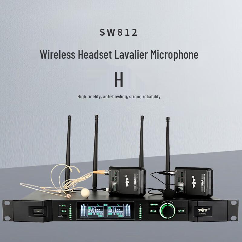 797audio SW812 Wireless Dual Headset/Lavalier Microphone System (CN version)